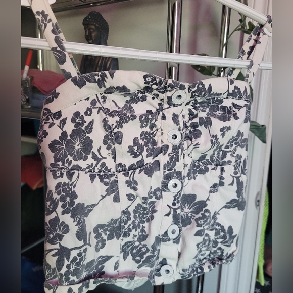 Floral Parisian works crop top - Picture 6 of 7